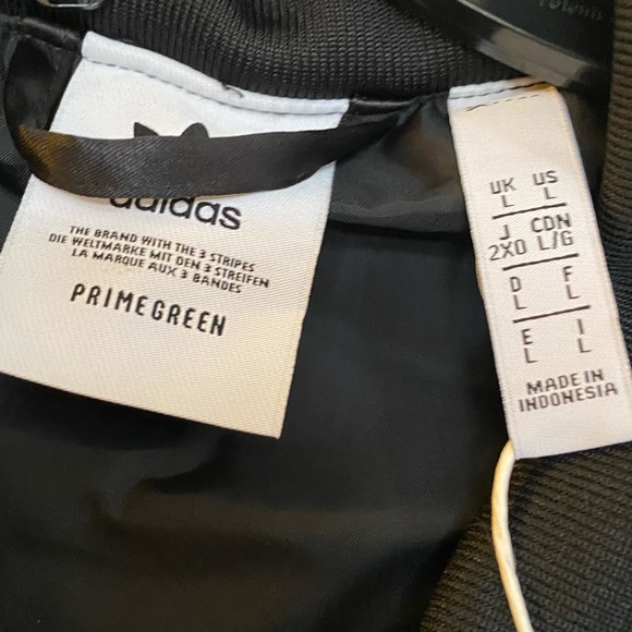 NWT Adidas Originals Men's Adicolor Trefoil Satin H09165 Bomber Jacket - Picture 10 of 14